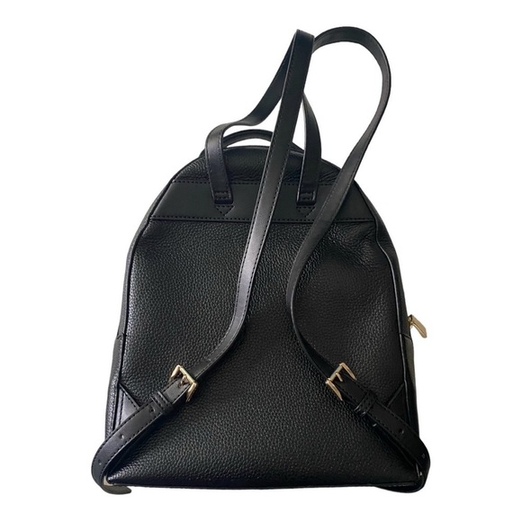 NWT-MICHAEL KORS-VALERIE-BLACK PEBBLED LEATHER BACKPACK-38F2G9VB2L - Picture 4 of 12